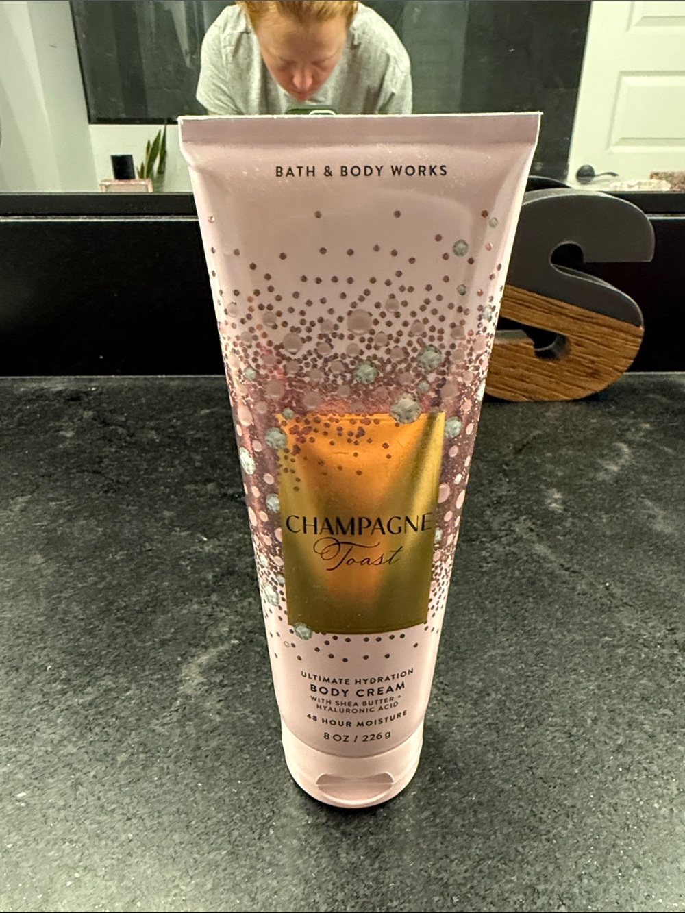 Bath & Body Works Champagne Toast Body Cream - Pink & Gold
